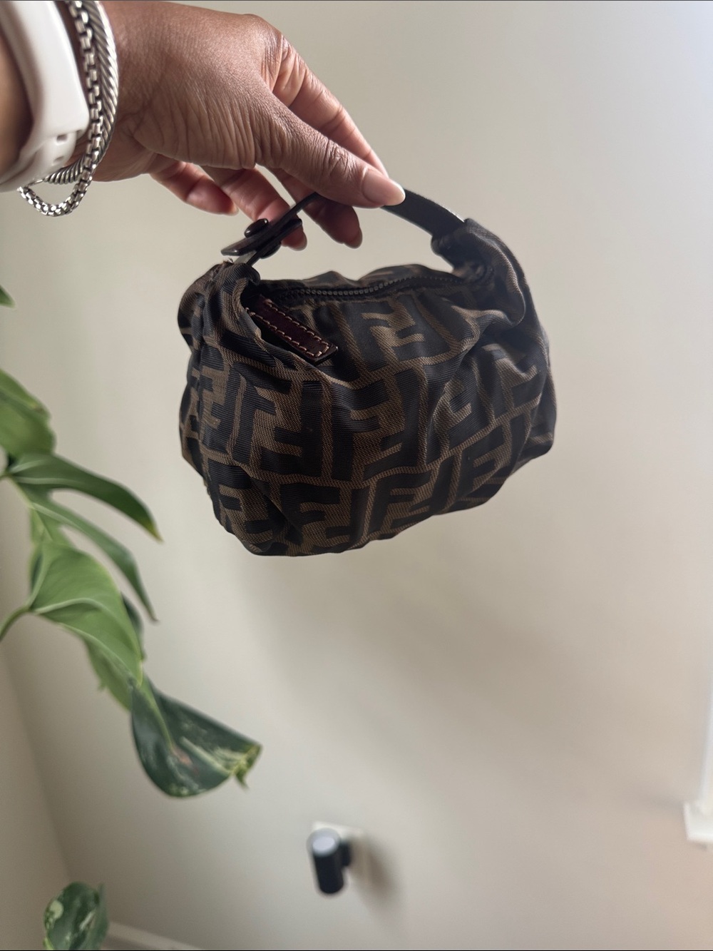 Vintage Fendi Small Cloth Baguette